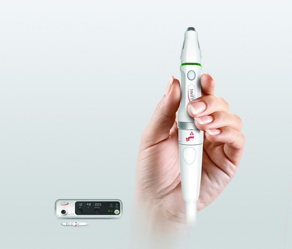 Swift treatment probe and control unit